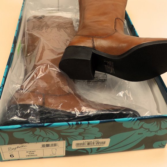 Seychelles Event Leather Riding Boots Brown 6 NIB - Picture 2 of 8